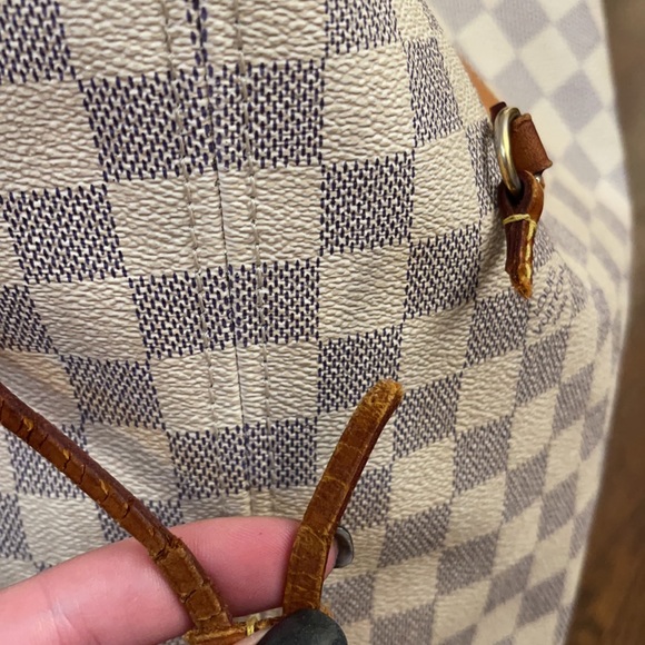 LOUIS VUITTON Damier Azur Neverfull MM Bag - Picture 13 of 13
